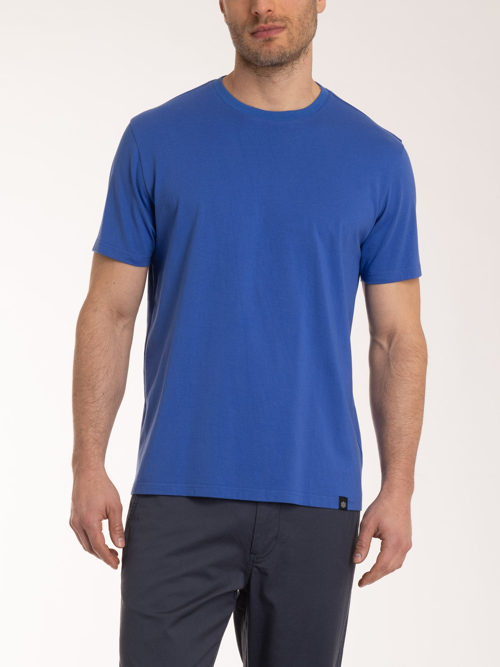 Ragno SL t-shirt girocollo manica corta blu cotone regular