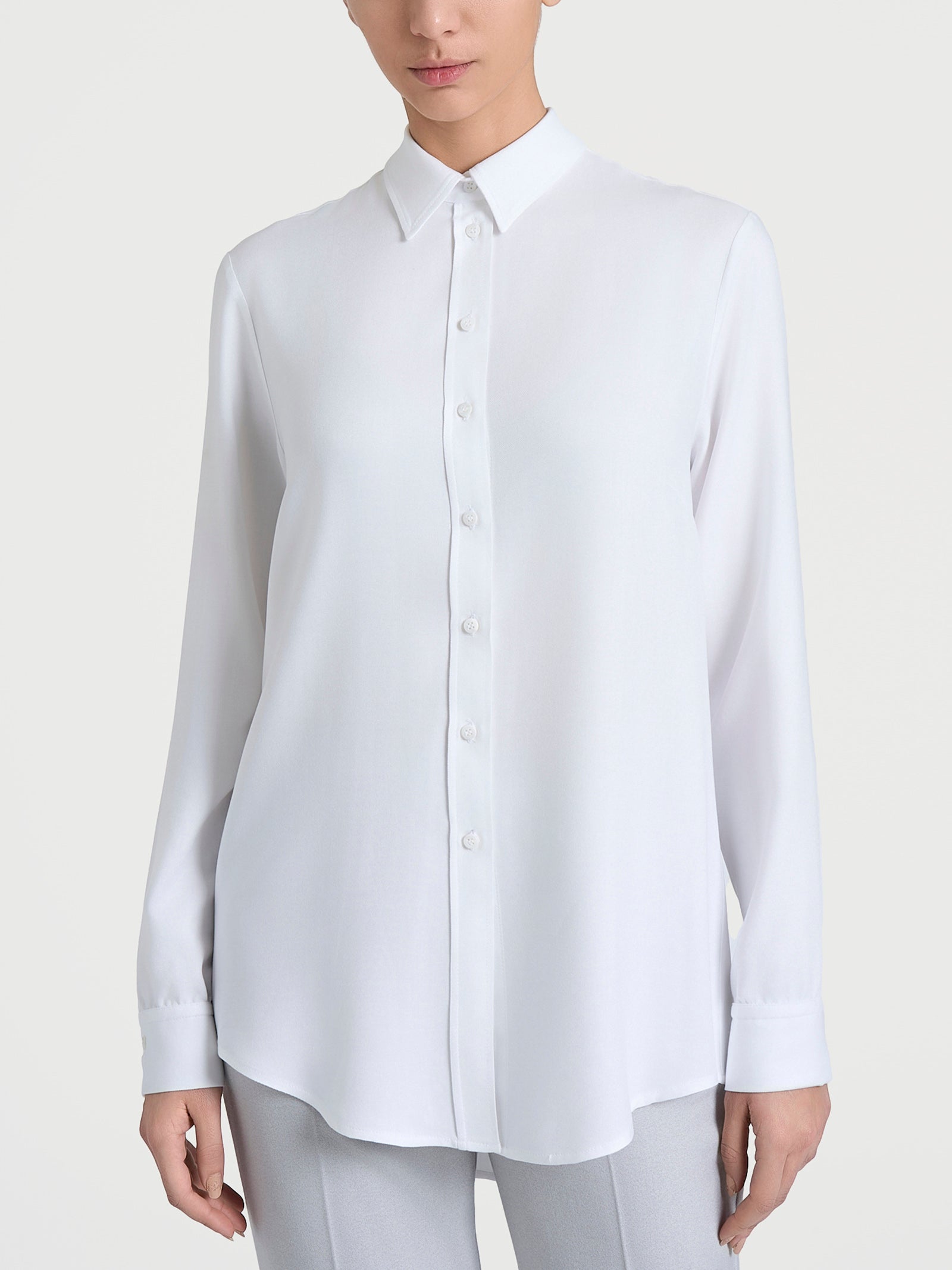 Ragno Winter EcoSeta Camicia Bianco morbida