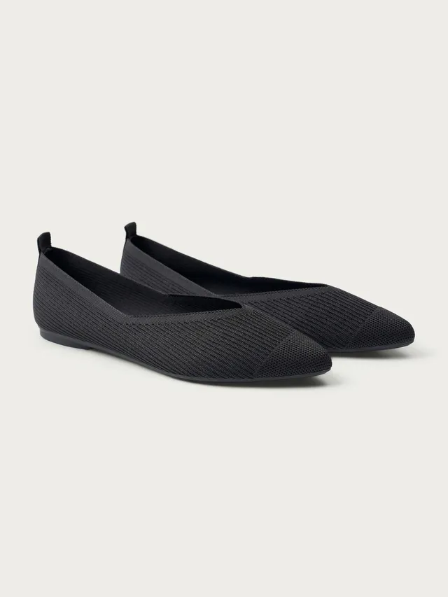 Ragno Ballerine Slip On Maglia Nere Memory Foam