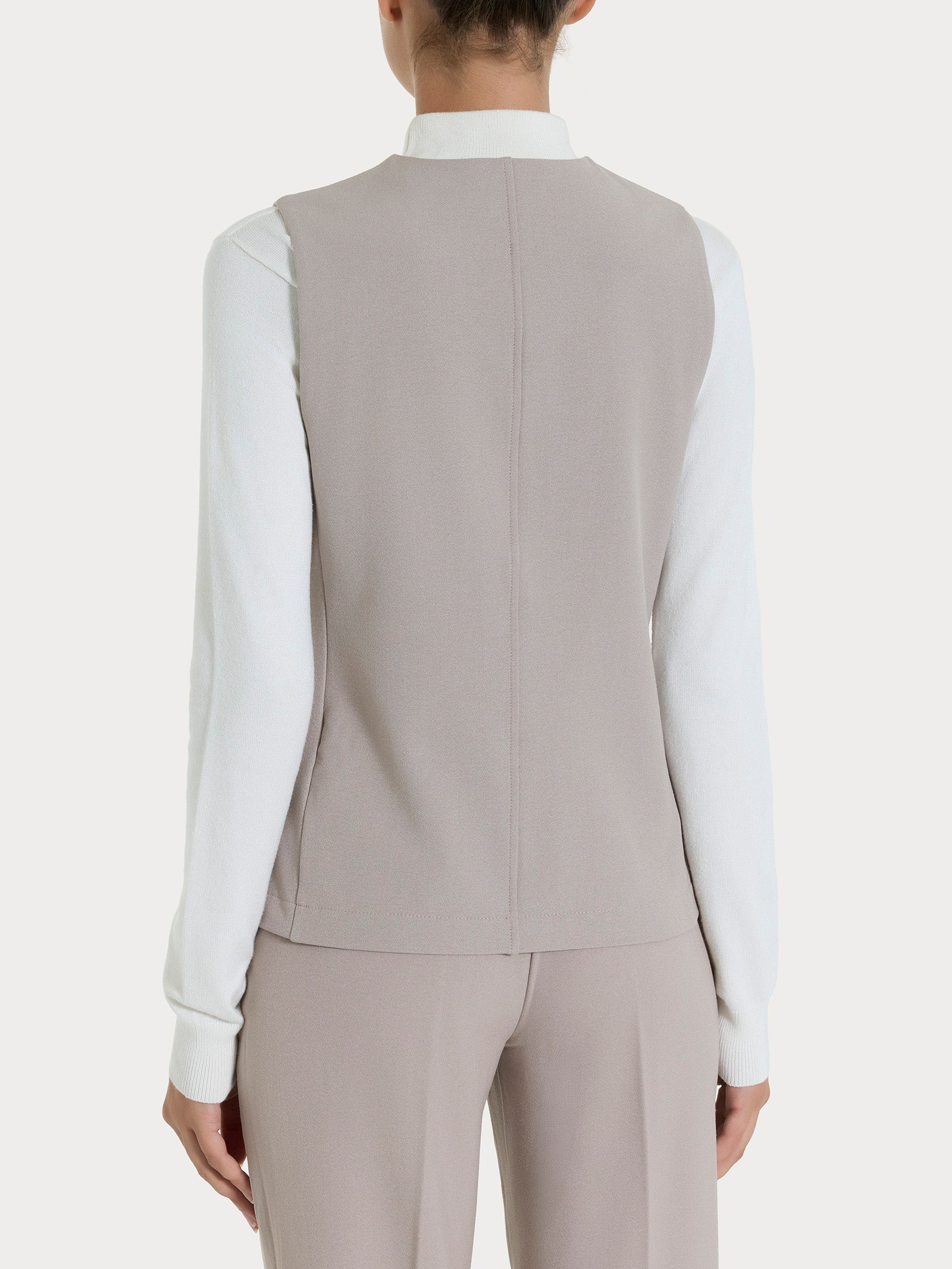Ragno Flannel Twill Gilet 4 Bottoni Nude