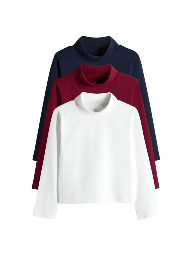 Geo Next The Set magliette collo alto bambina manica lunga da 3