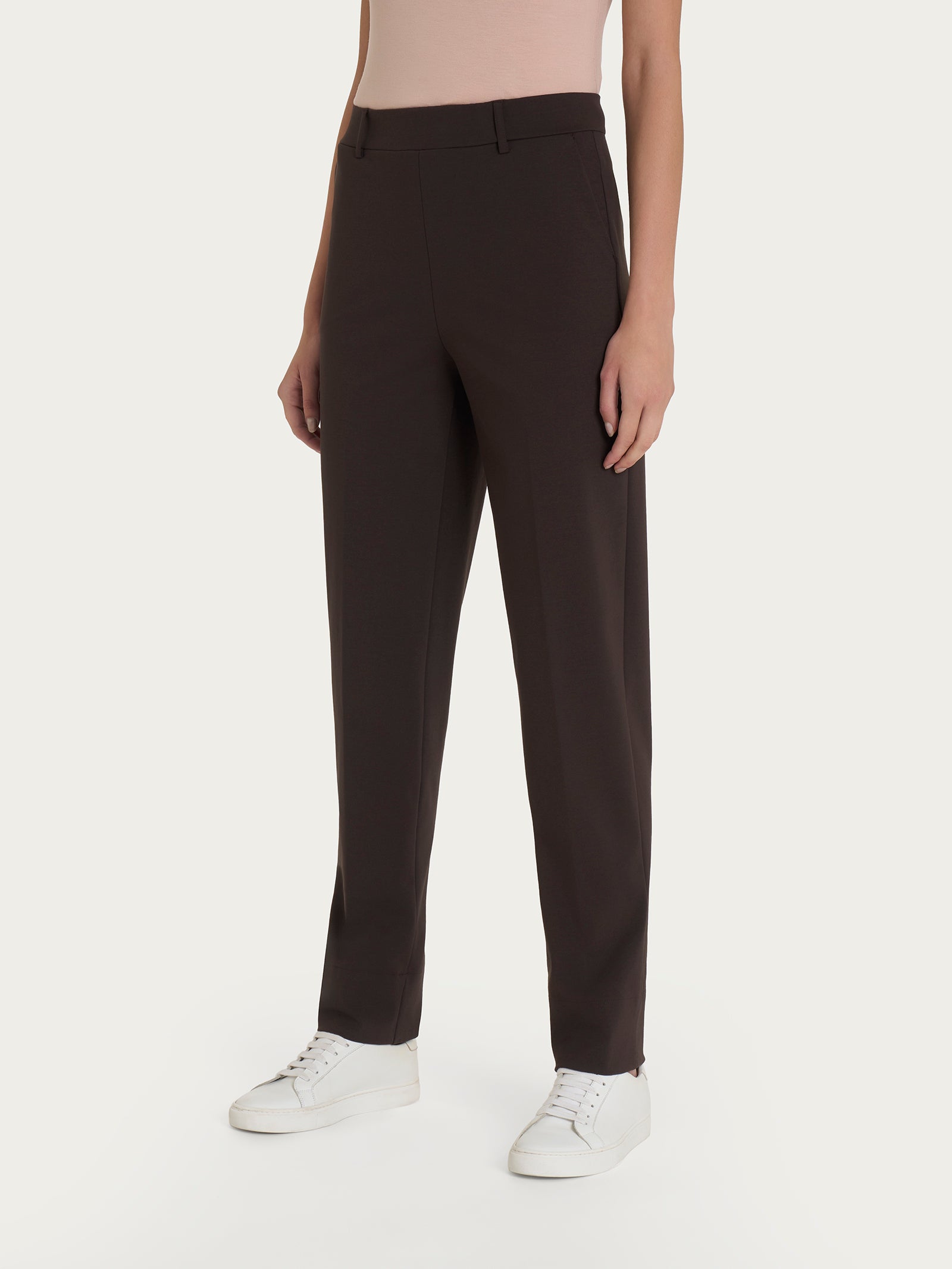 Ragno Compact Light Pantalone Carota Chocolate Torte cropped