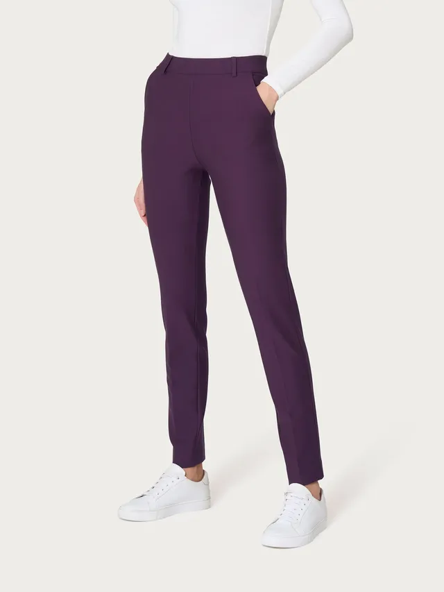 Ragno Compact Pantalone Chino Slim Donna Plum Perfect
