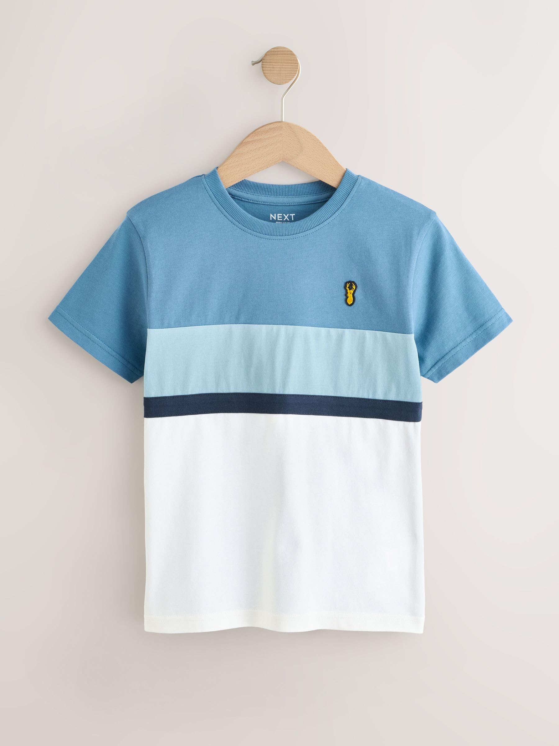 Next Ragazzo 3 T-Shirt Blocchi Colore 128 regular