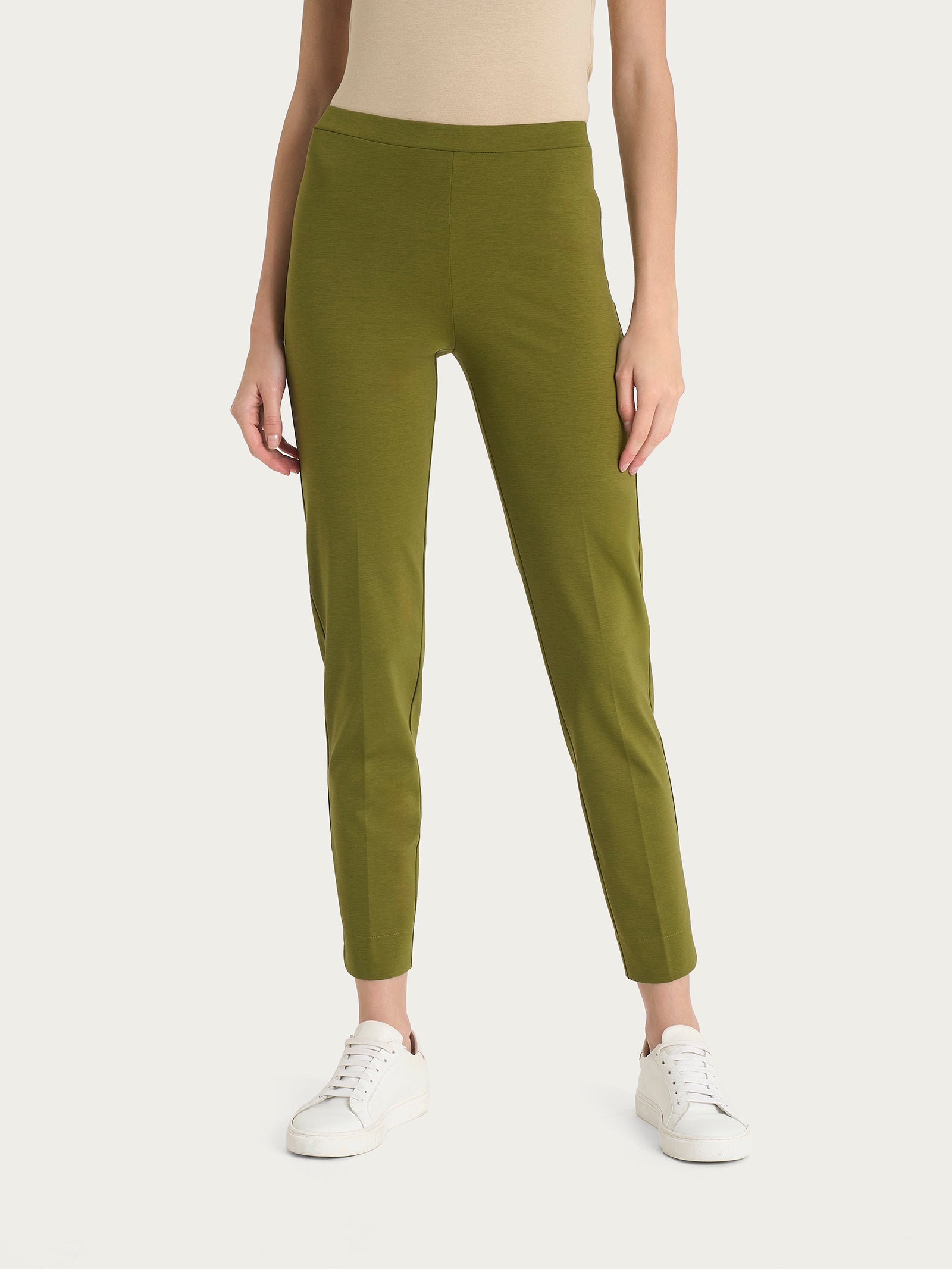 Ragno Compact Light Pantalone Capri Sphagnum cotone
