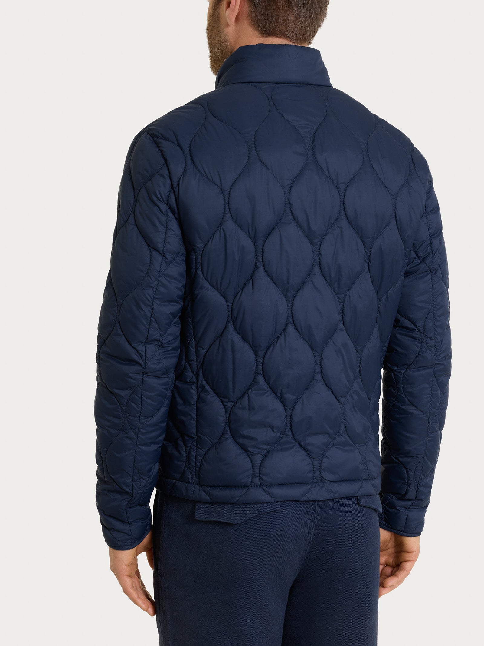 Ragno Onion Quilt Piumino puffer uomo Bleu trapuntato