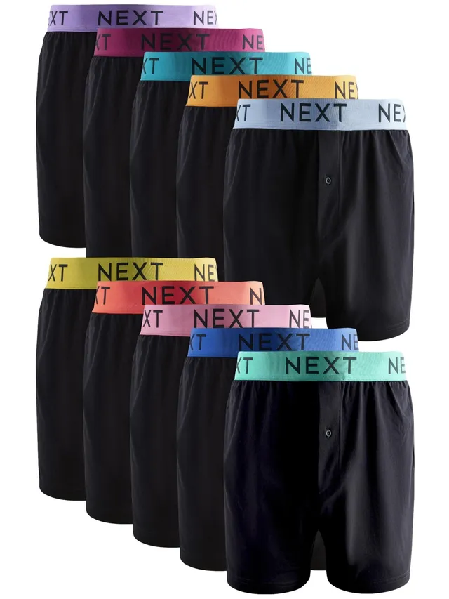 Next boxer uomo jersey cotone 10 pezzi vestibilità comoda