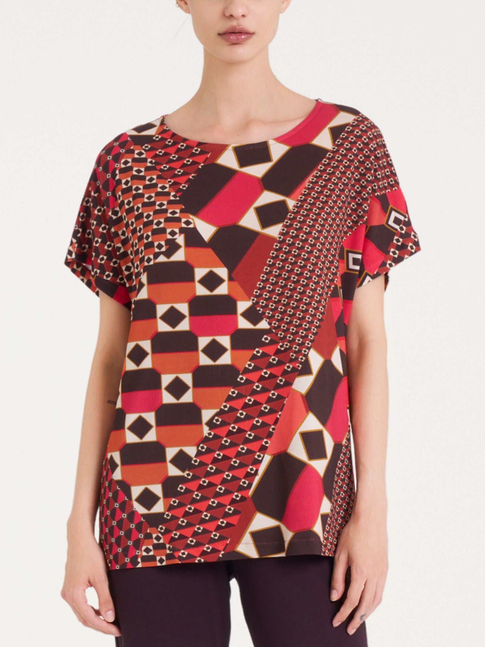 Ragno Viscosa Summer Maxi T-Shirt Fantasia Spice Route