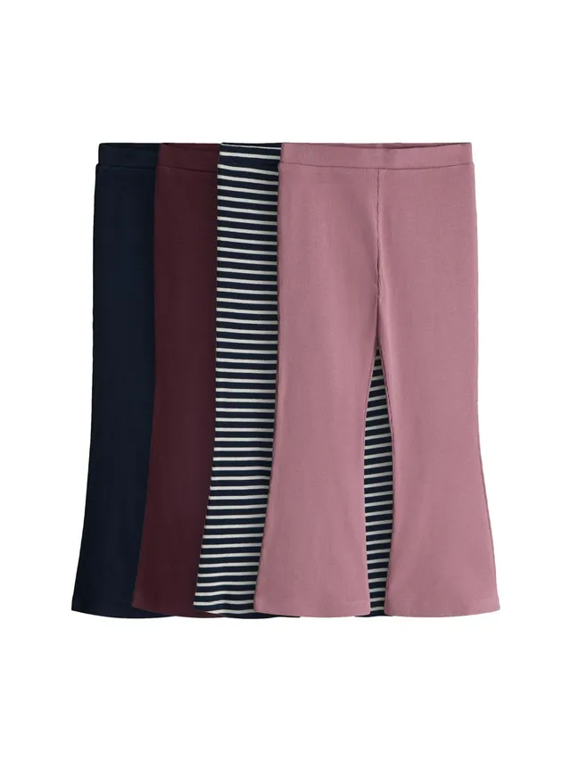 Next The Set leggings svasati cotone bambina 4 pezzi a coste