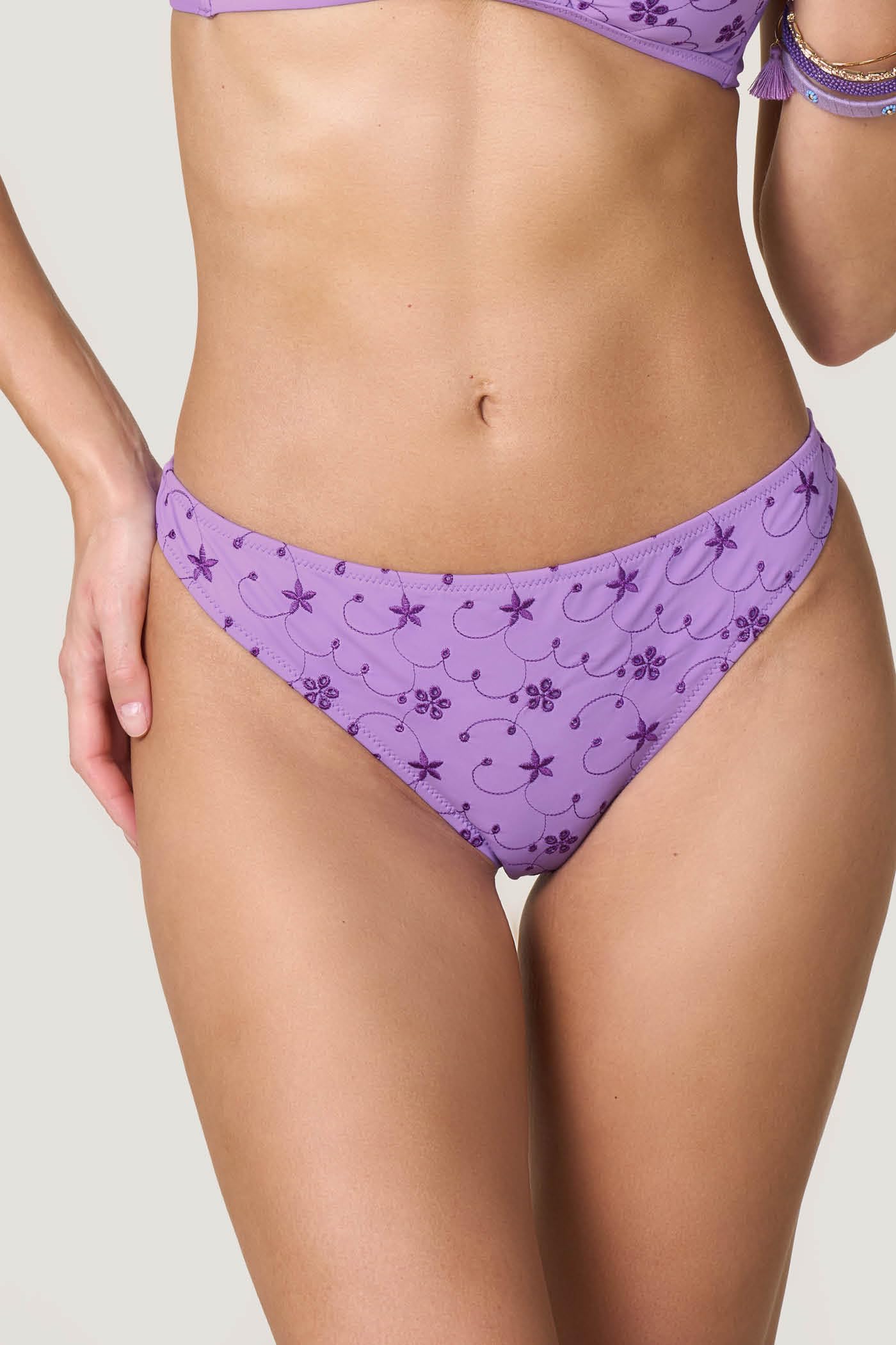 Goldenpoint Sangallo Double Brasiliana Slip Bikini Fianco Basso