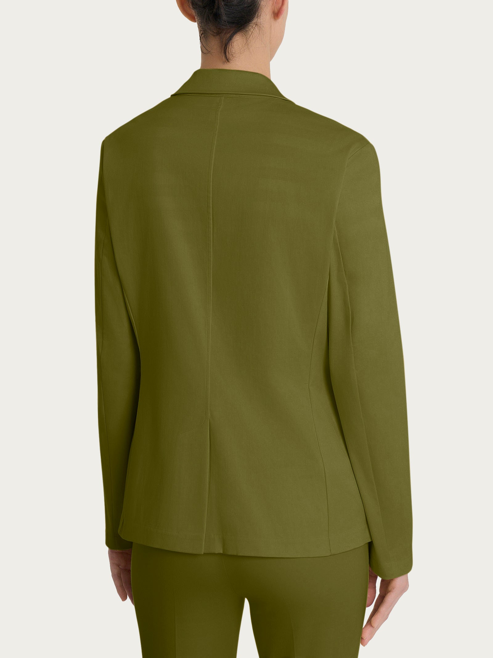Ragno Blazer due bottoni Satin Power cotone verde regular