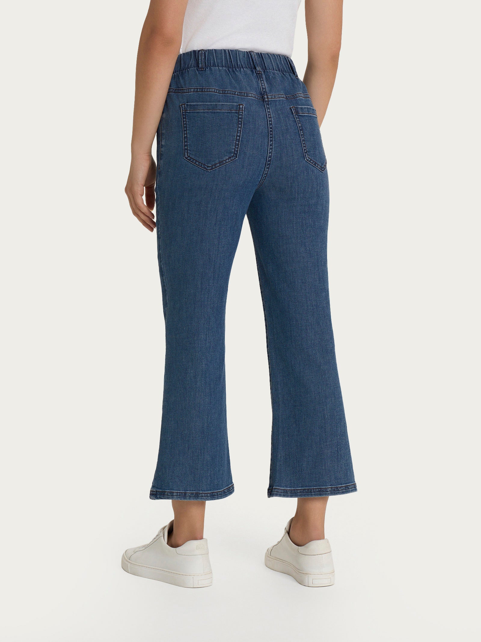 Ragno Super Denim jeans flare light denim alla caviglia