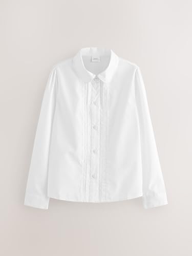 Next bluse scuola manica lunga pizzo taglia 110 confezione da 2