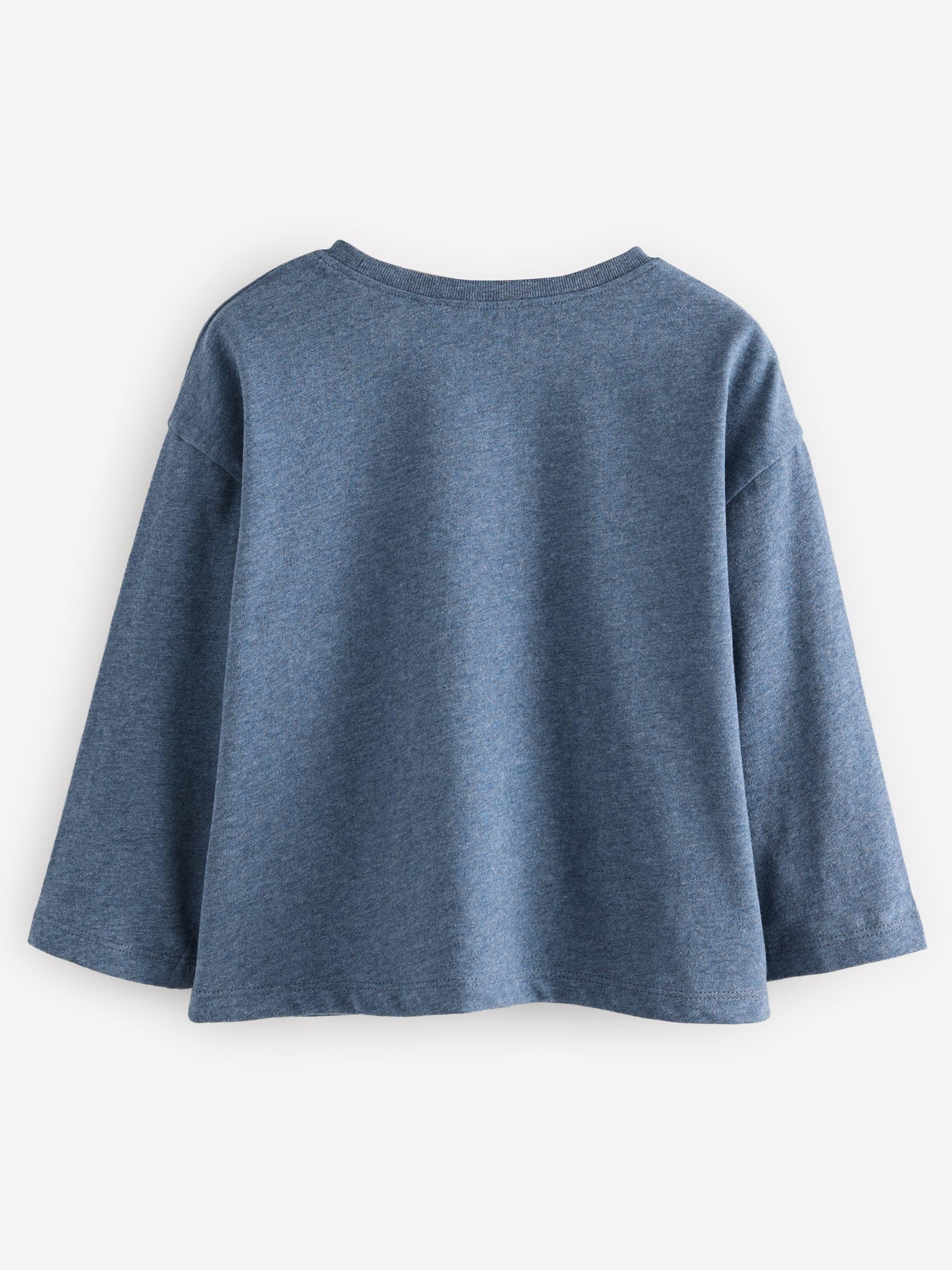 Geo Next Bambina Magliette Manica Lunga 7 Pezzi 104-110 Cotone