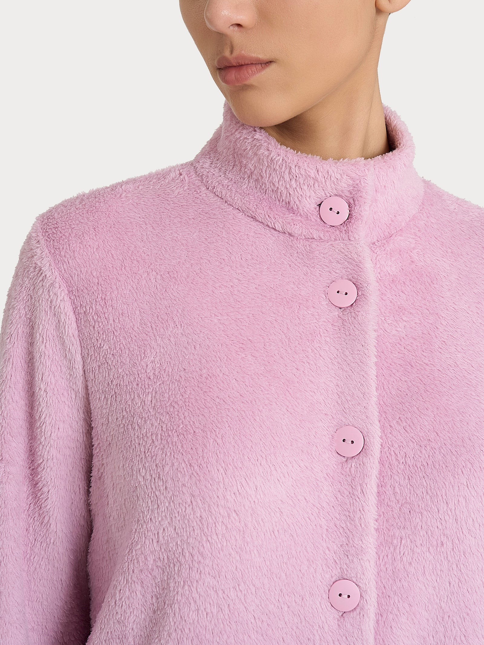 Ragno Giacca Aperta Donna Polar Fleece Mauve Mist pile