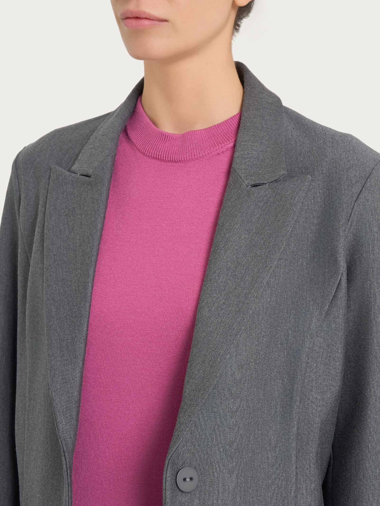 Ragno Compact Blazer Over Giacca Ardesia Mel misto viscosa