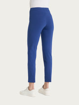 Ragno Compact Light pantaloni capri donna mirtillo con spacchi