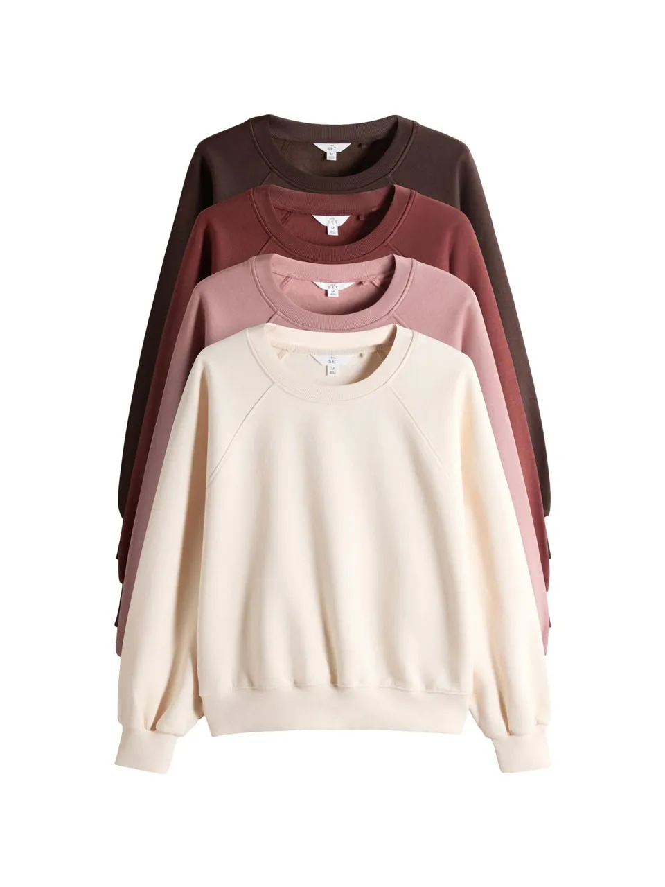 Geo Next The Set Felpe Raglan donna 4 pezzi comoda