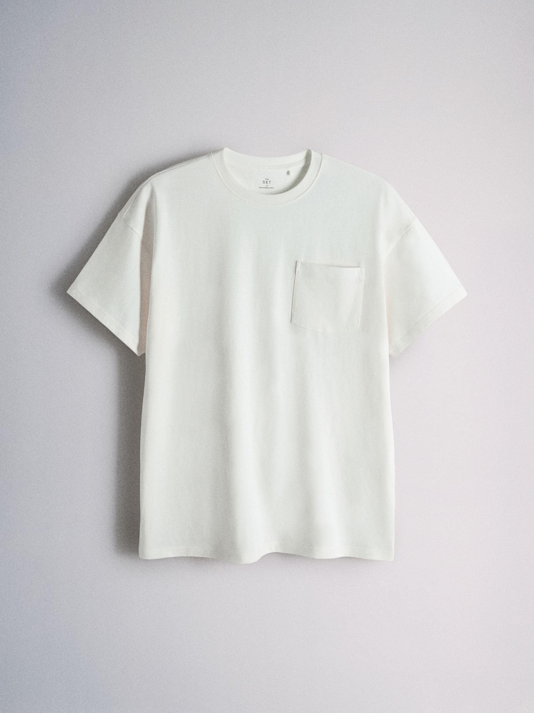 Geo Next The Set T-shirt cotone pesante uomo 4 pezzi con tasca