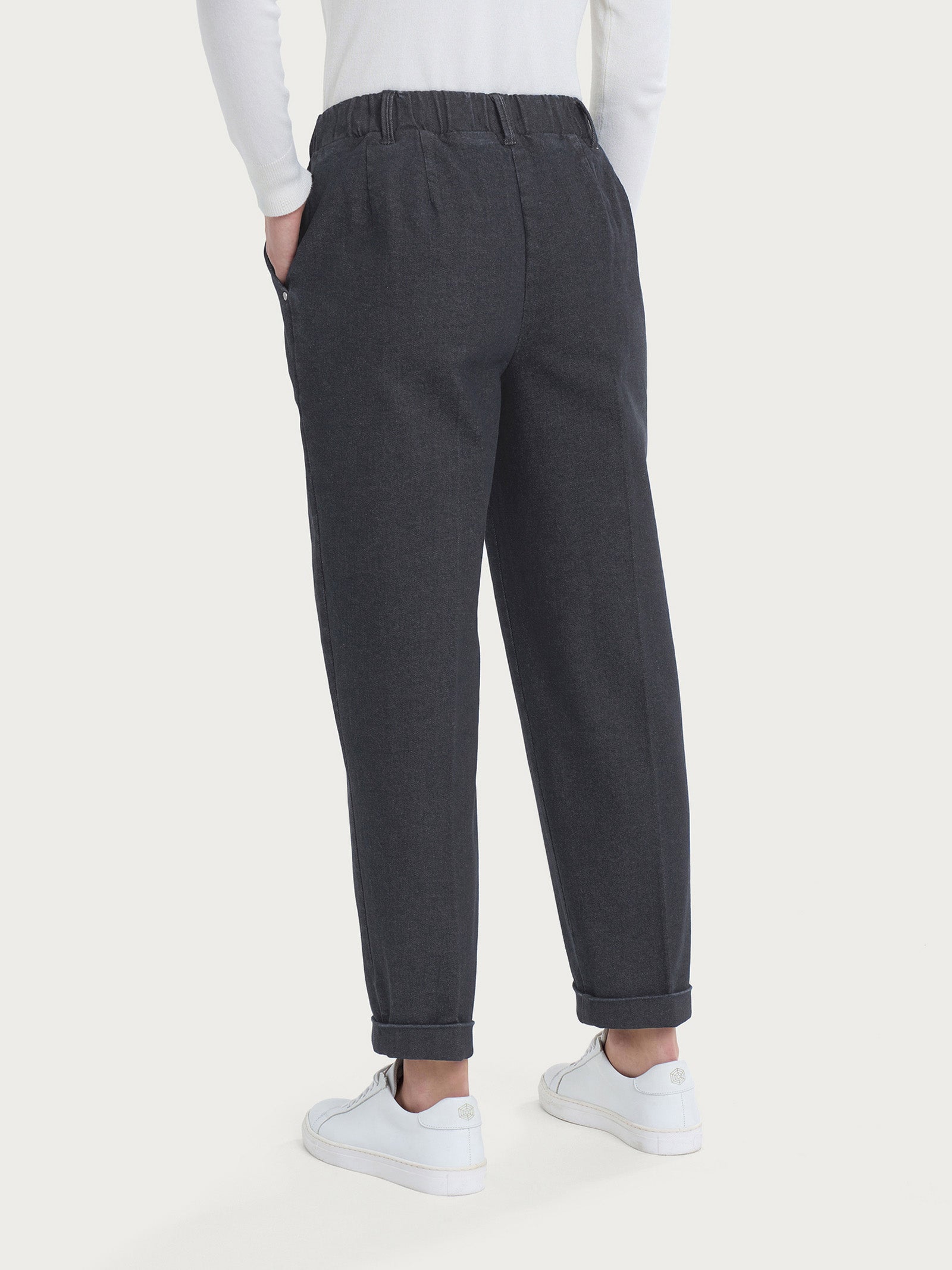 Ragno Super Denim carota jeans Ferro tapered elasticizzato