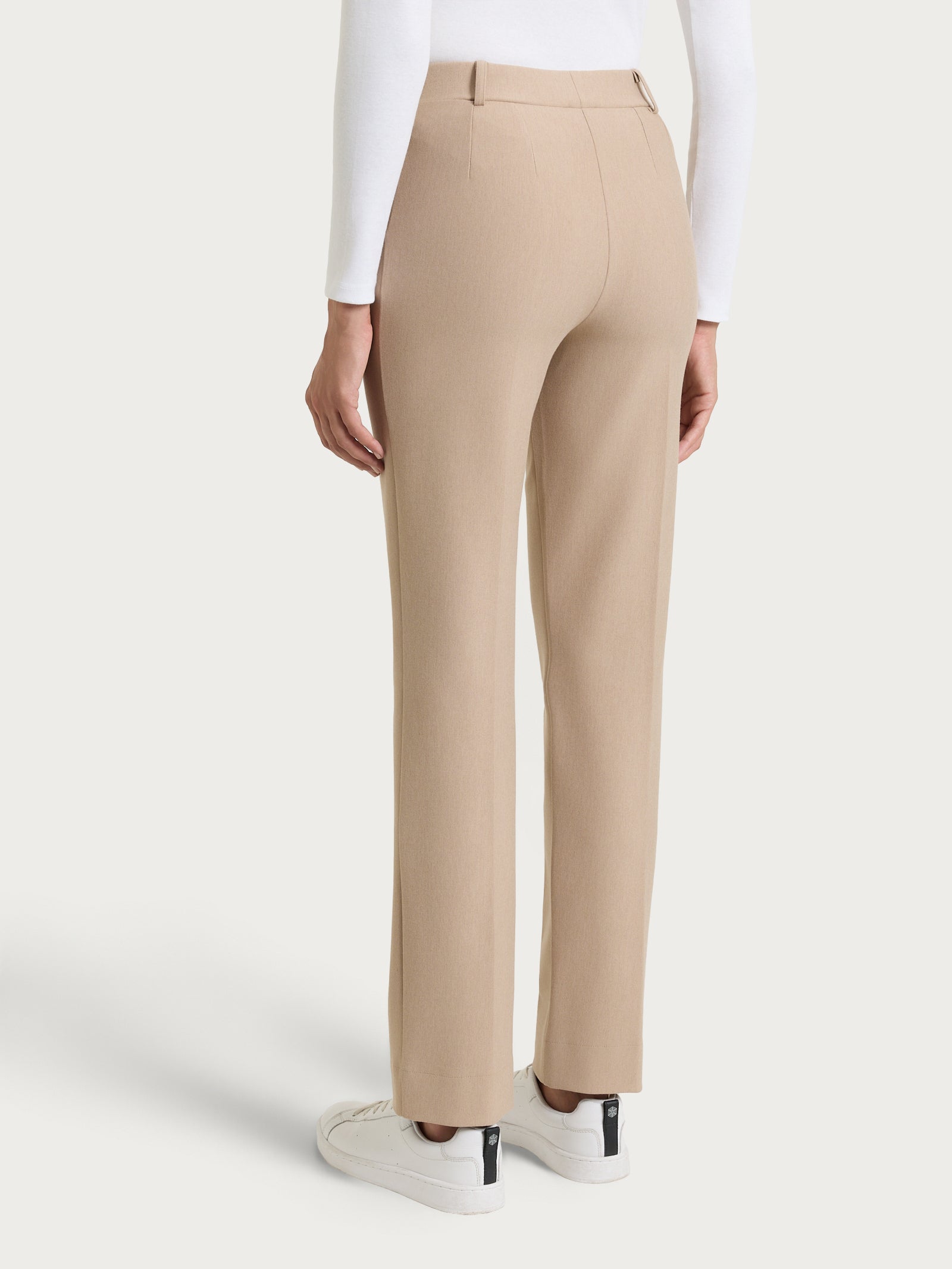 Ragno Compact pantalone dritto Cammello Mel. elasticizzato