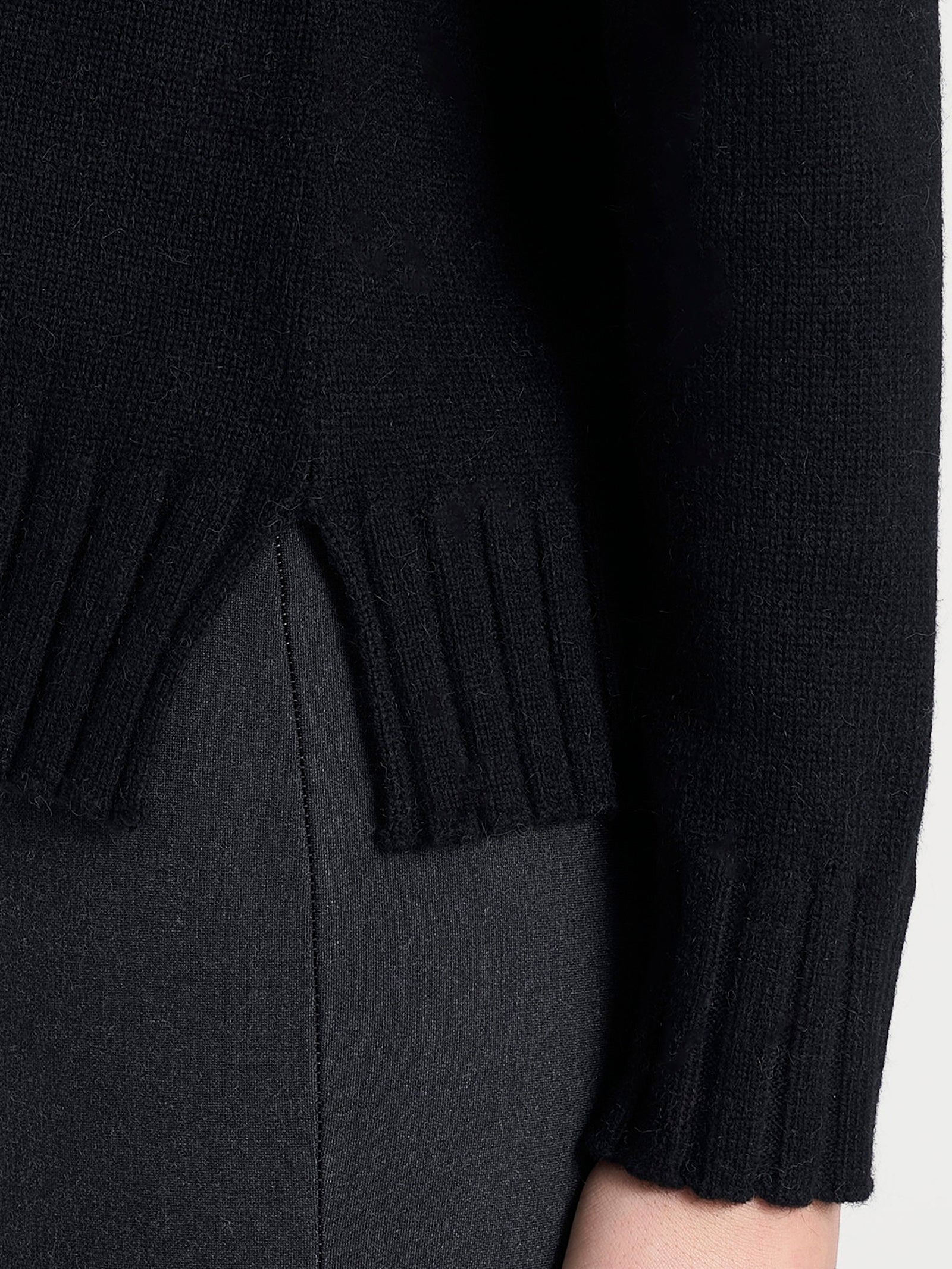 Ragno Natural Soft Lupetto Nero Donna