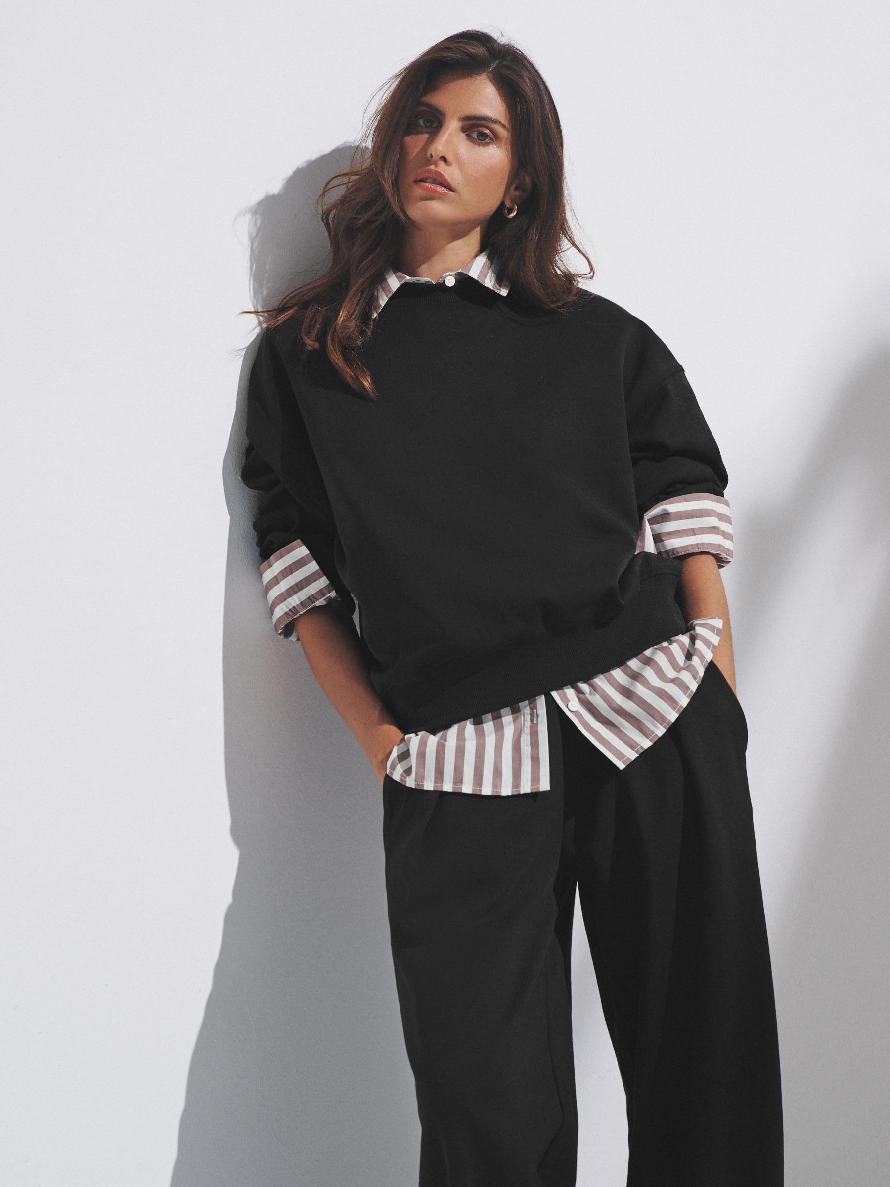 Geo Next The Set felpa donna girocollo 2 pezzi felpa pesante