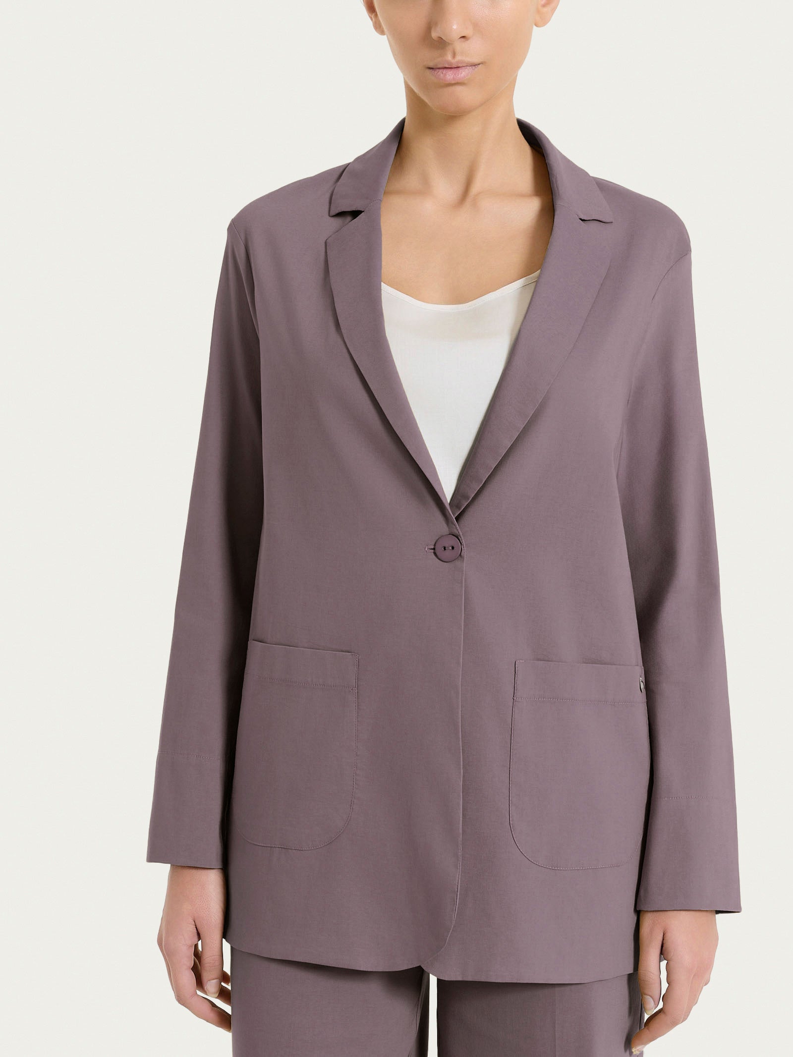 Ragno Super Fresh blazer leggero Plum Truffle