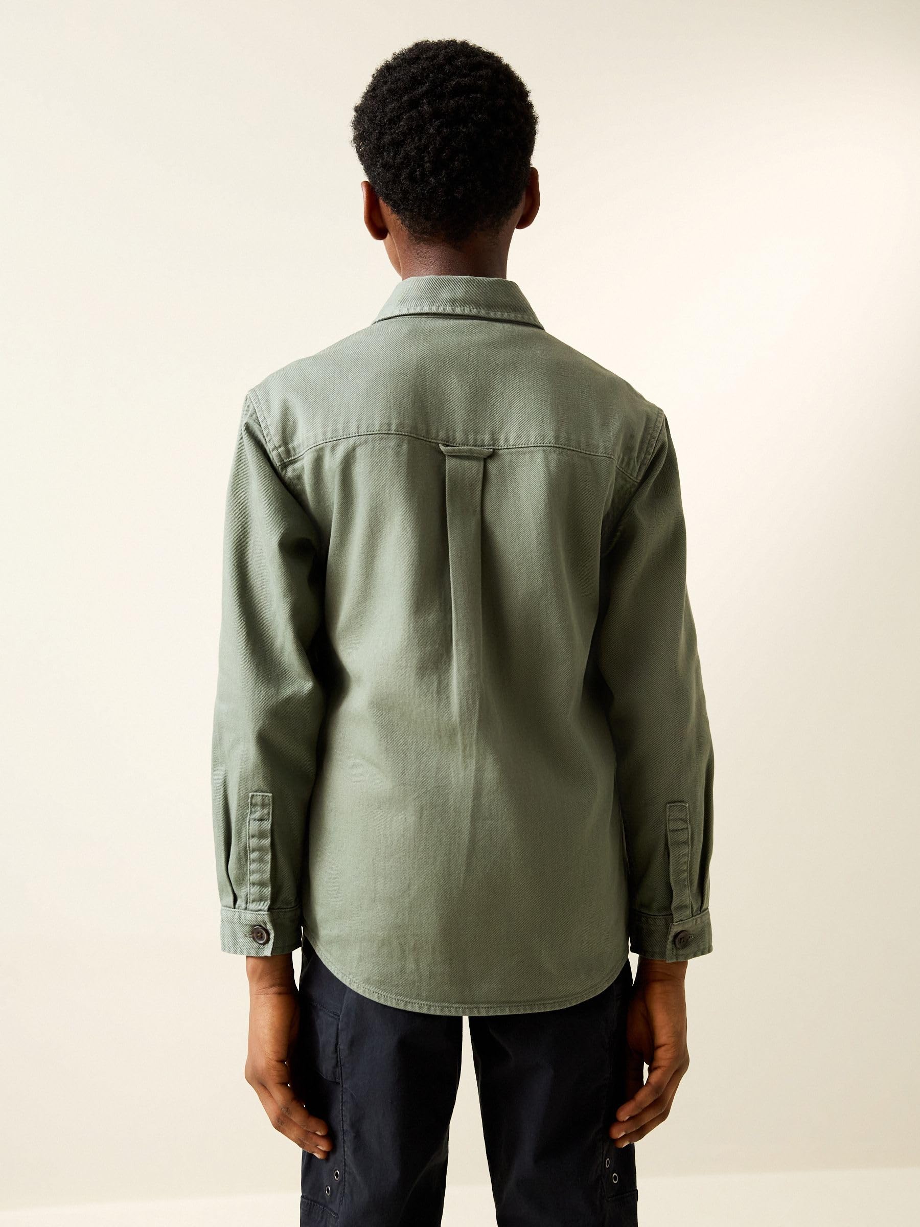 Next Giacca-camicia tela ragazzo 128 vestibilità comoda