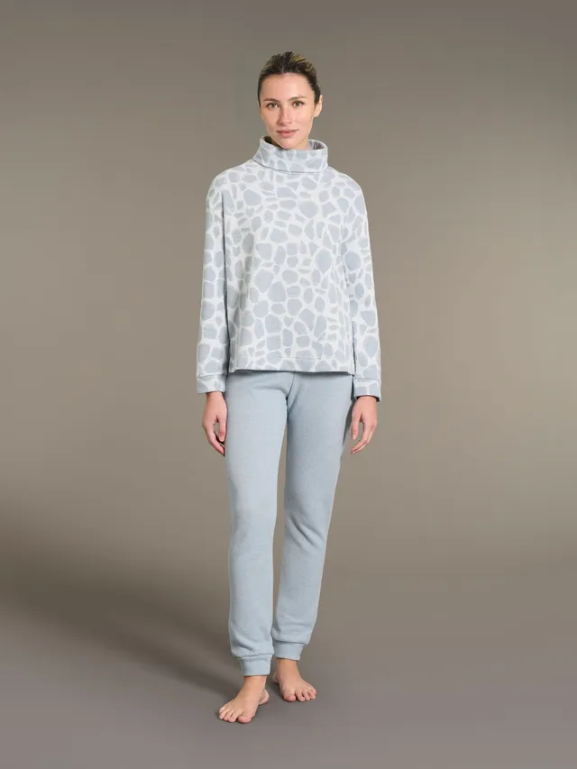 Ragno Sweet Emotion Pigiama Lungo Ciambella Nebbia animalier pile