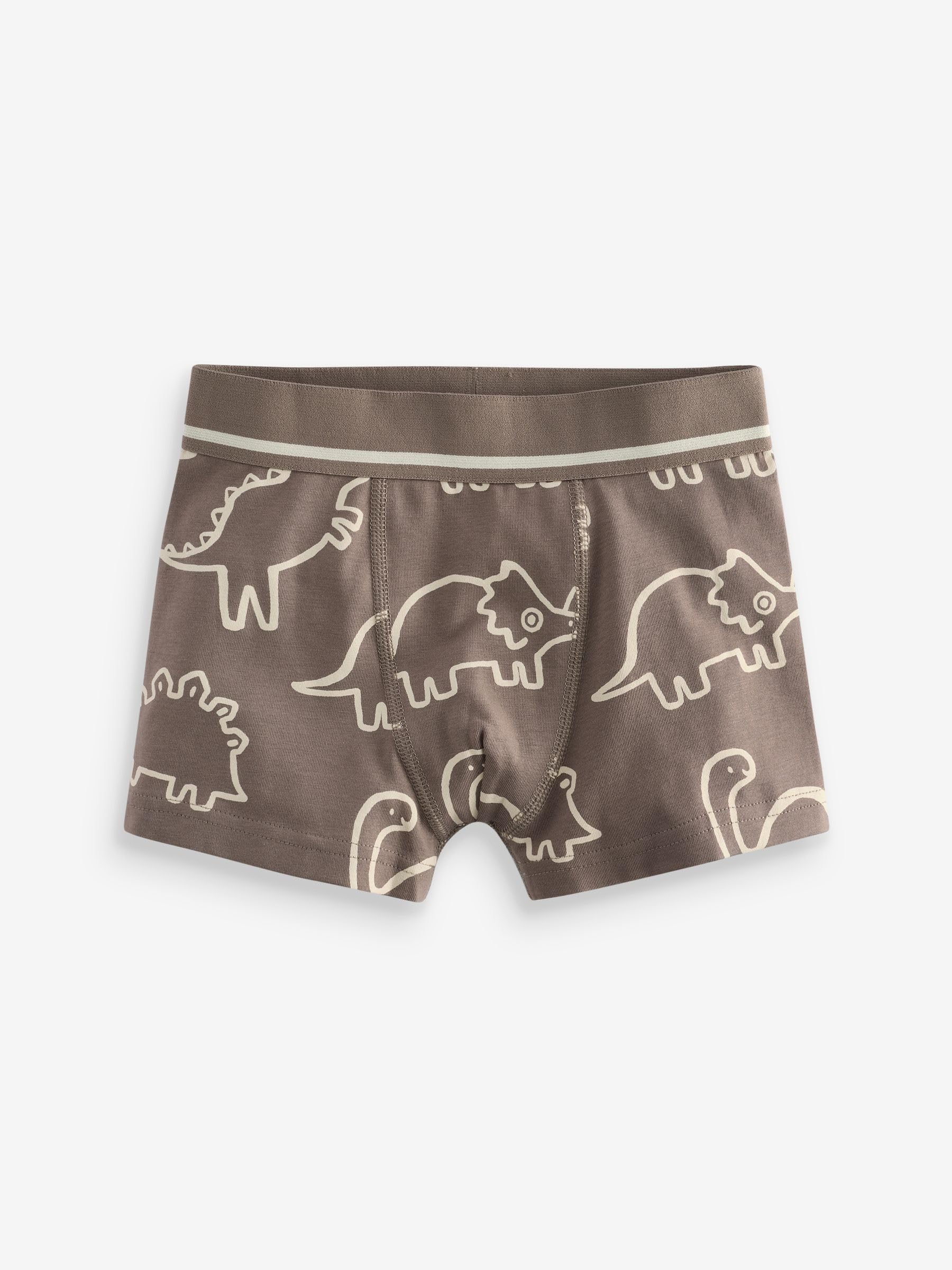 Next boxer ragazzo aderenti 5 pezzi dino blu cotone