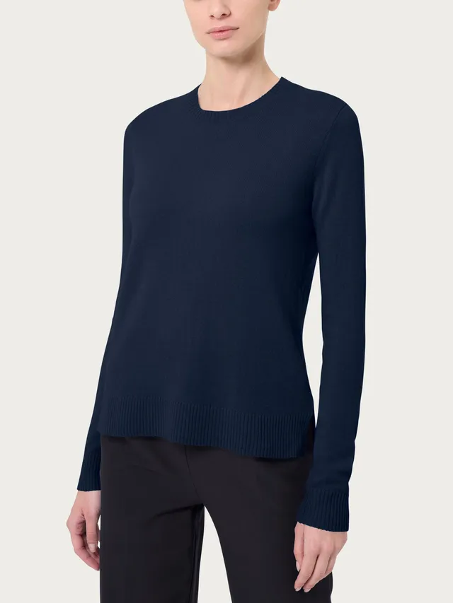 Ragno Merino Soft Girocollo Maglia Outer Space misto lana