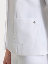 Ragno Compact Light Blazer 2 Bottoni Bianco leggero