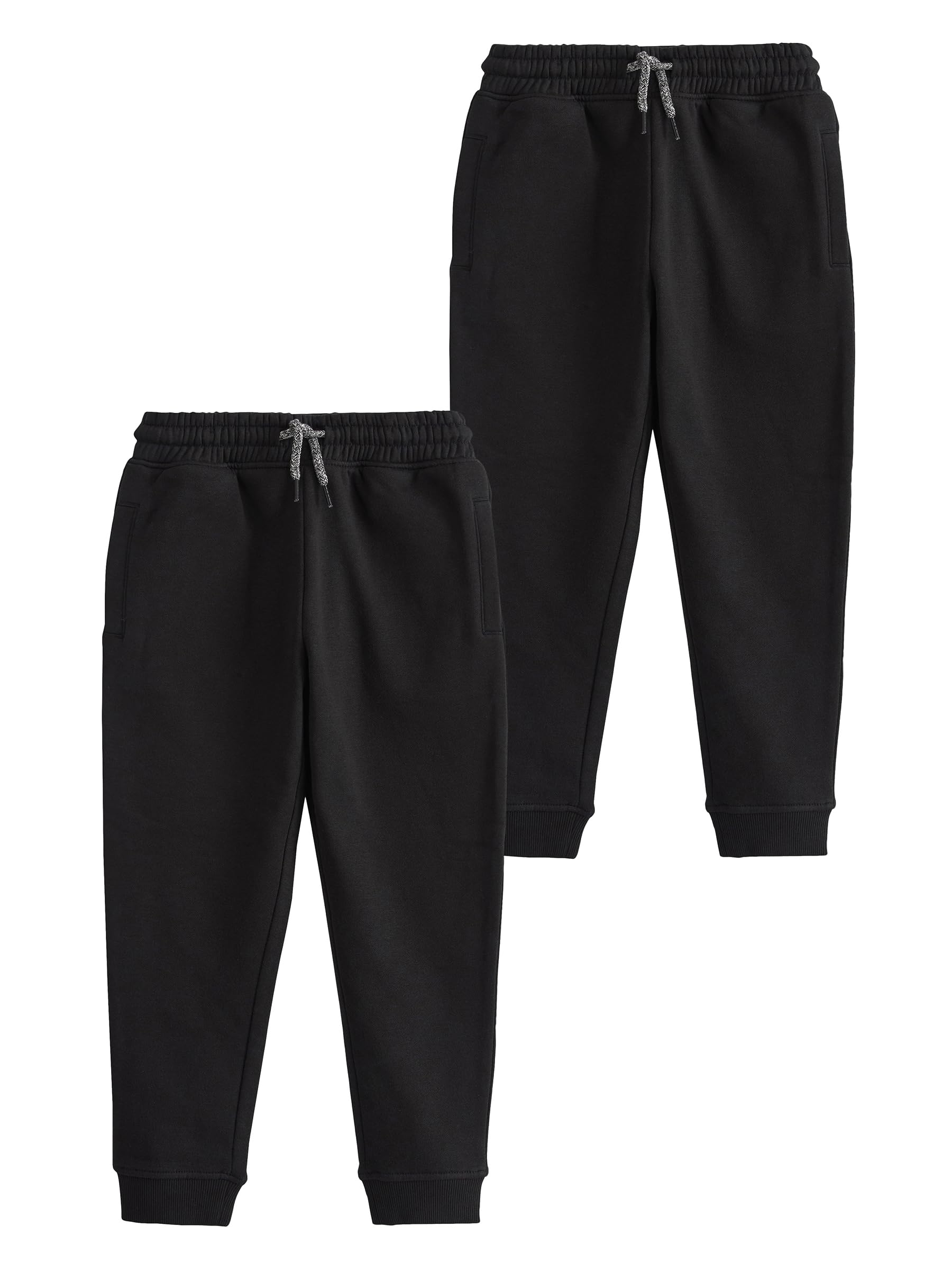 Next Pantaloni Jogging Bimbo Slim 116 Nero 2 Pezzi