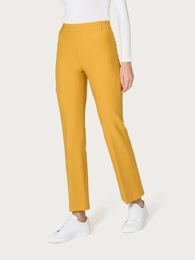 Ragno Compact Pantalone Flare caviglia golden spice elastico