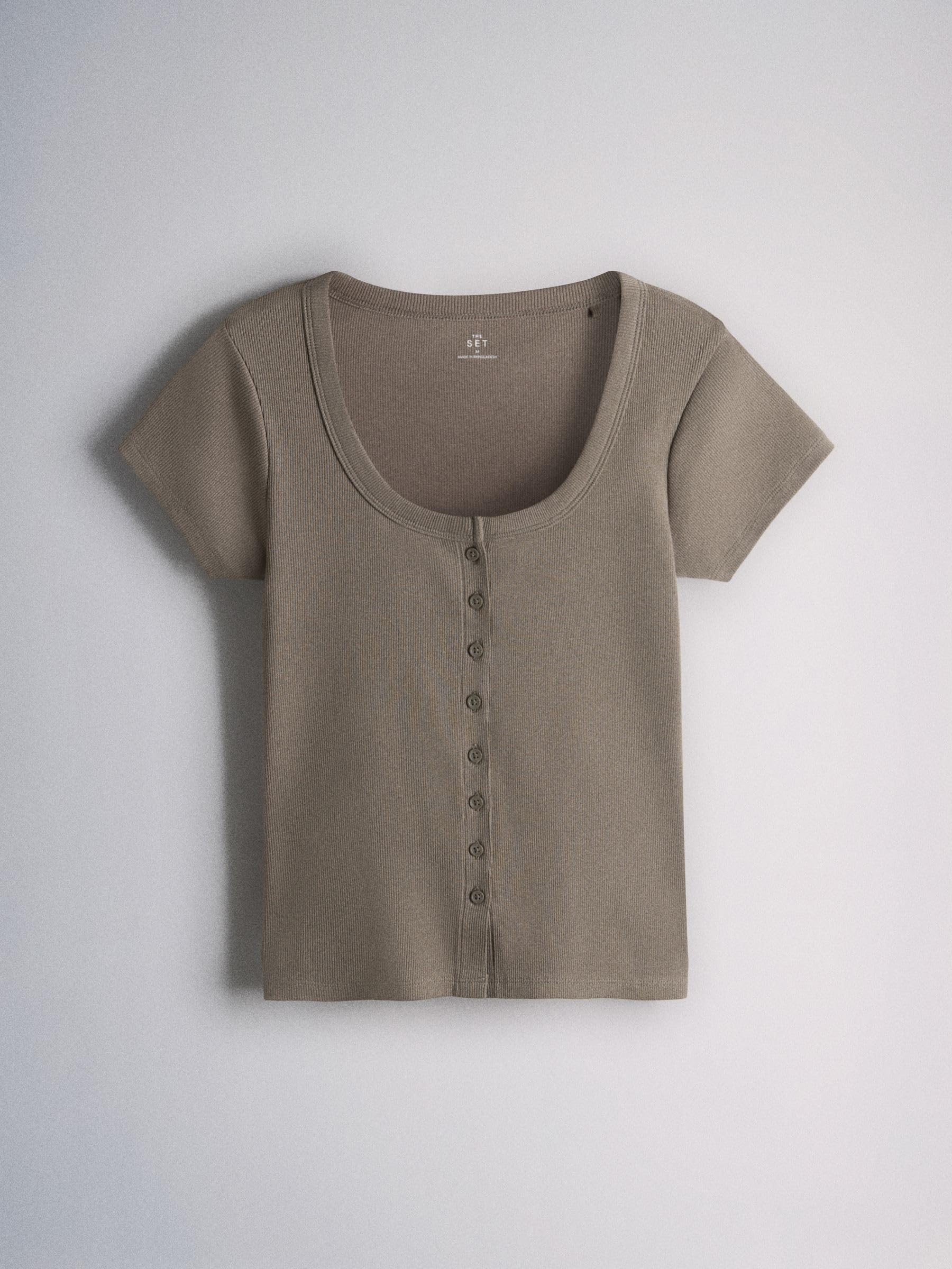 Geo Next The Set Top Donna Scollo Rotondo S 4 Pezzi Bottoni