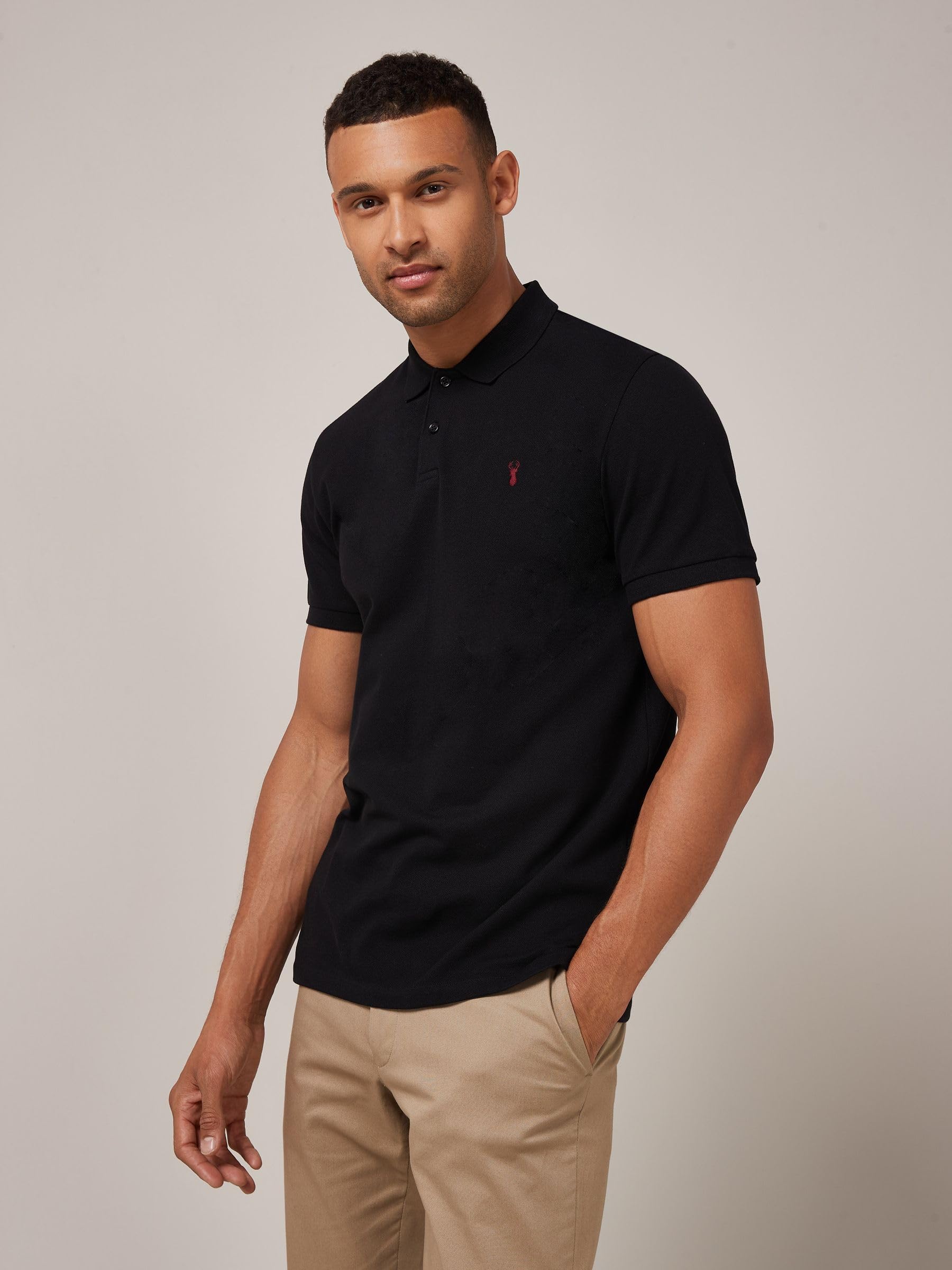 Next Polo Uomo Piqué Maniche Corte Vestibilità Classica