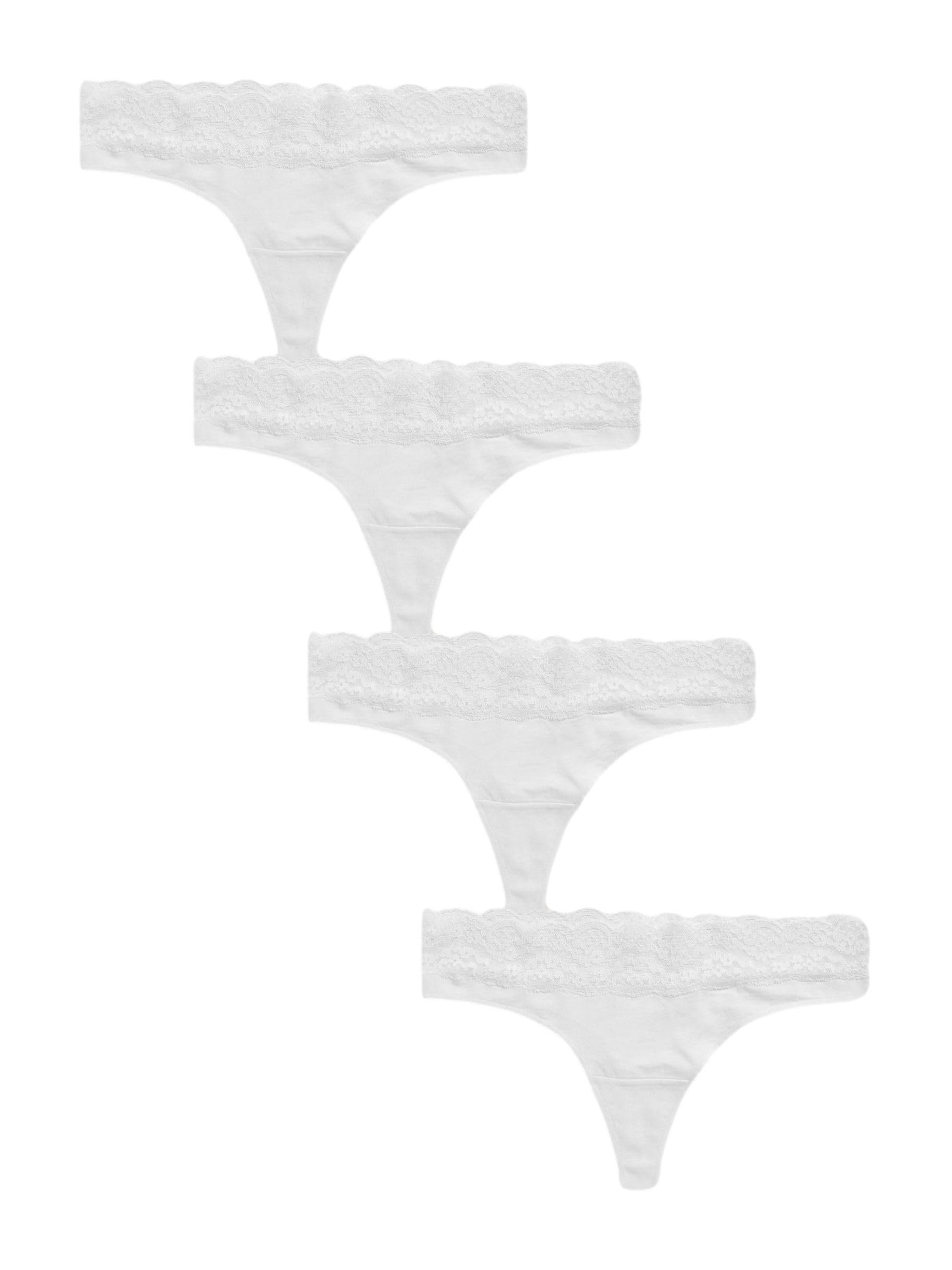 Next Perizoma Donna Pizzo 4 Pezzi Invisibile Sotto Vestiti
