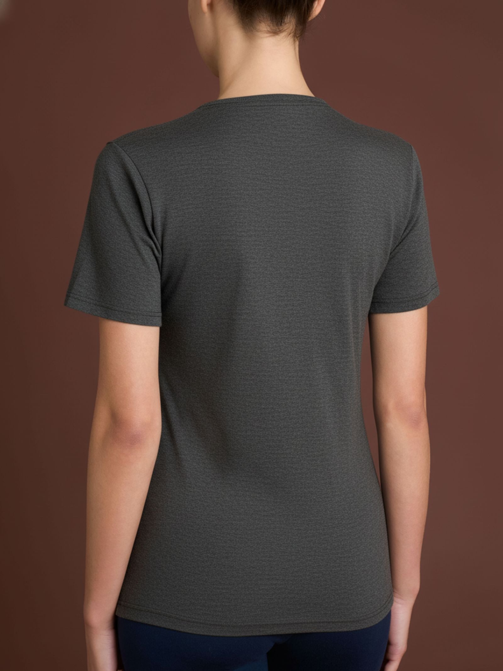 Ragno Thermo Cotton maglietta girocollo Piombo Mel.