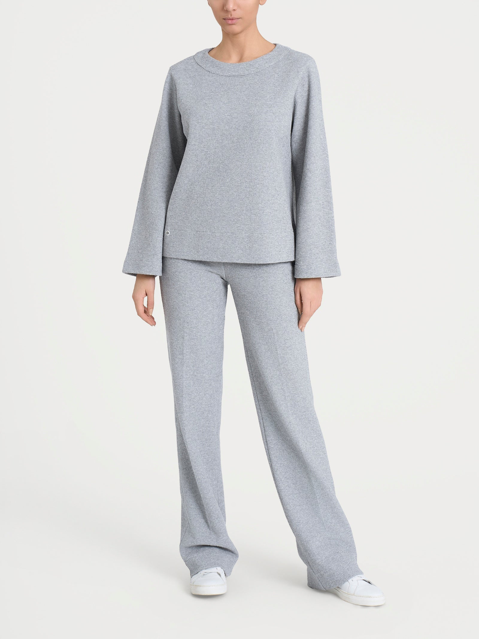 Ragno Comfort Felpa girocollo Grigio Melange
