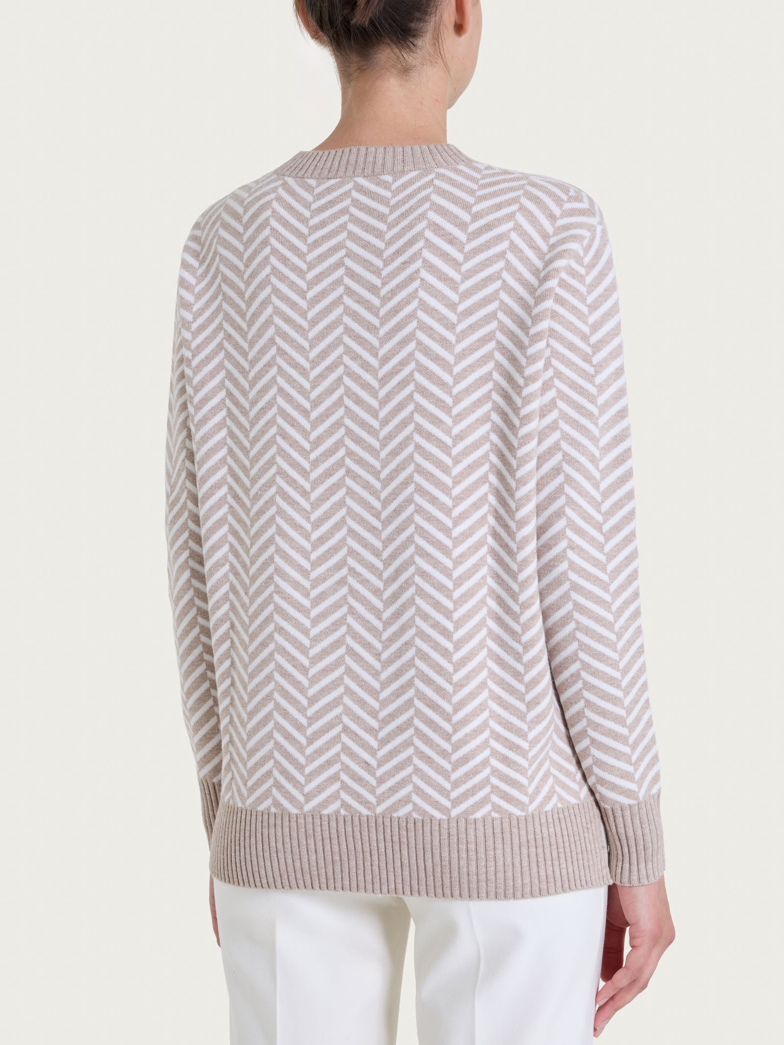 Ragno Four Seasons Maglia Girocollo Spigata Super Soft Cammello