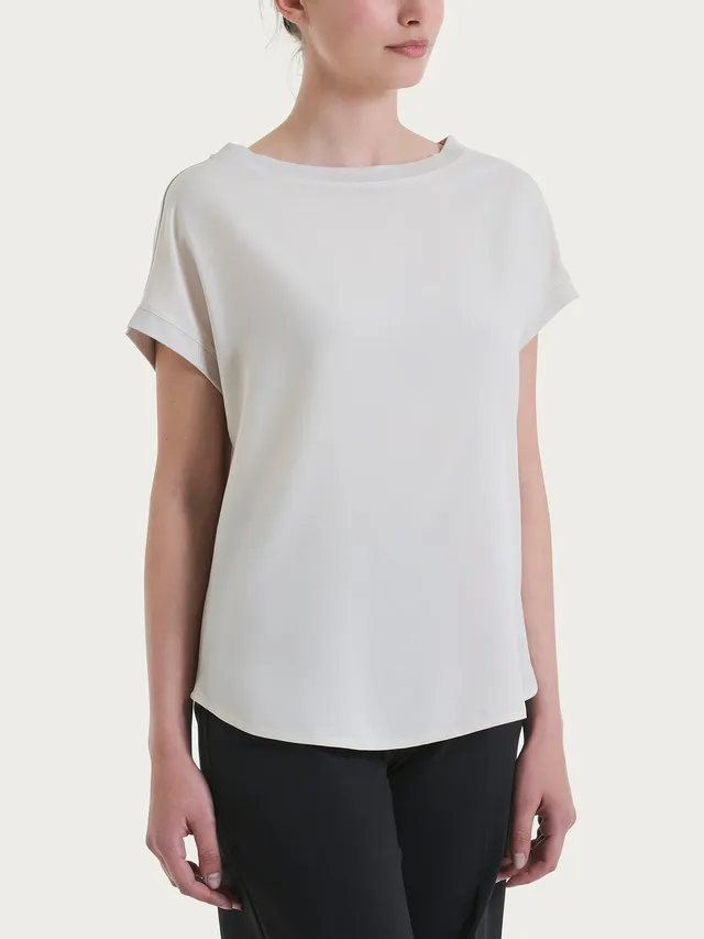Ragno Viscosa Summer Maglietta Kimono Champignon fresca