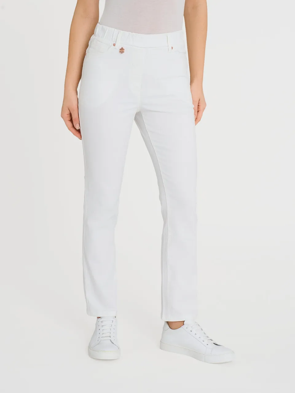 Ragno Super Denim jeans dritti bianchi