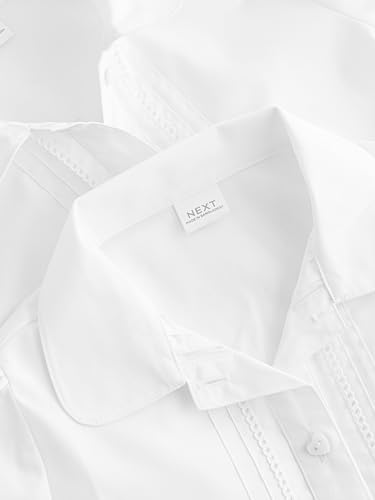 Next bluse scuola manica lunga pizzo taglia 110 confezione da 2