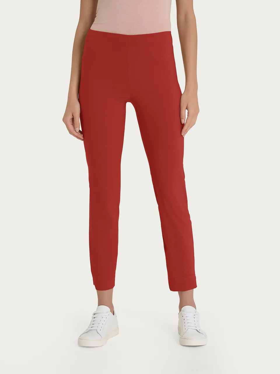Ragno Super Fresh Pantalone Capri Spacchetti Red Ochre