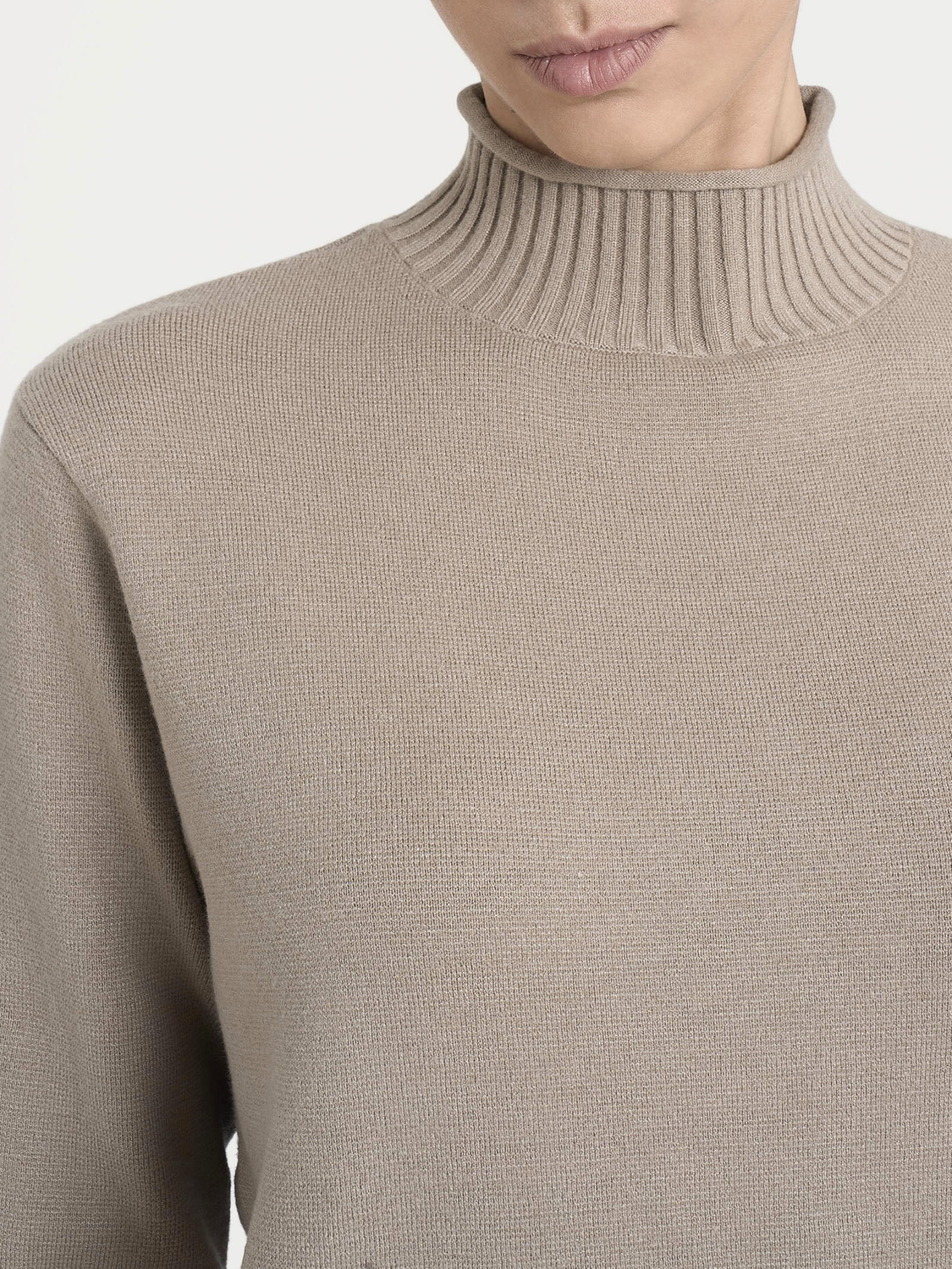 Ragno Super Soft Lupetto maglia donna cammello calda