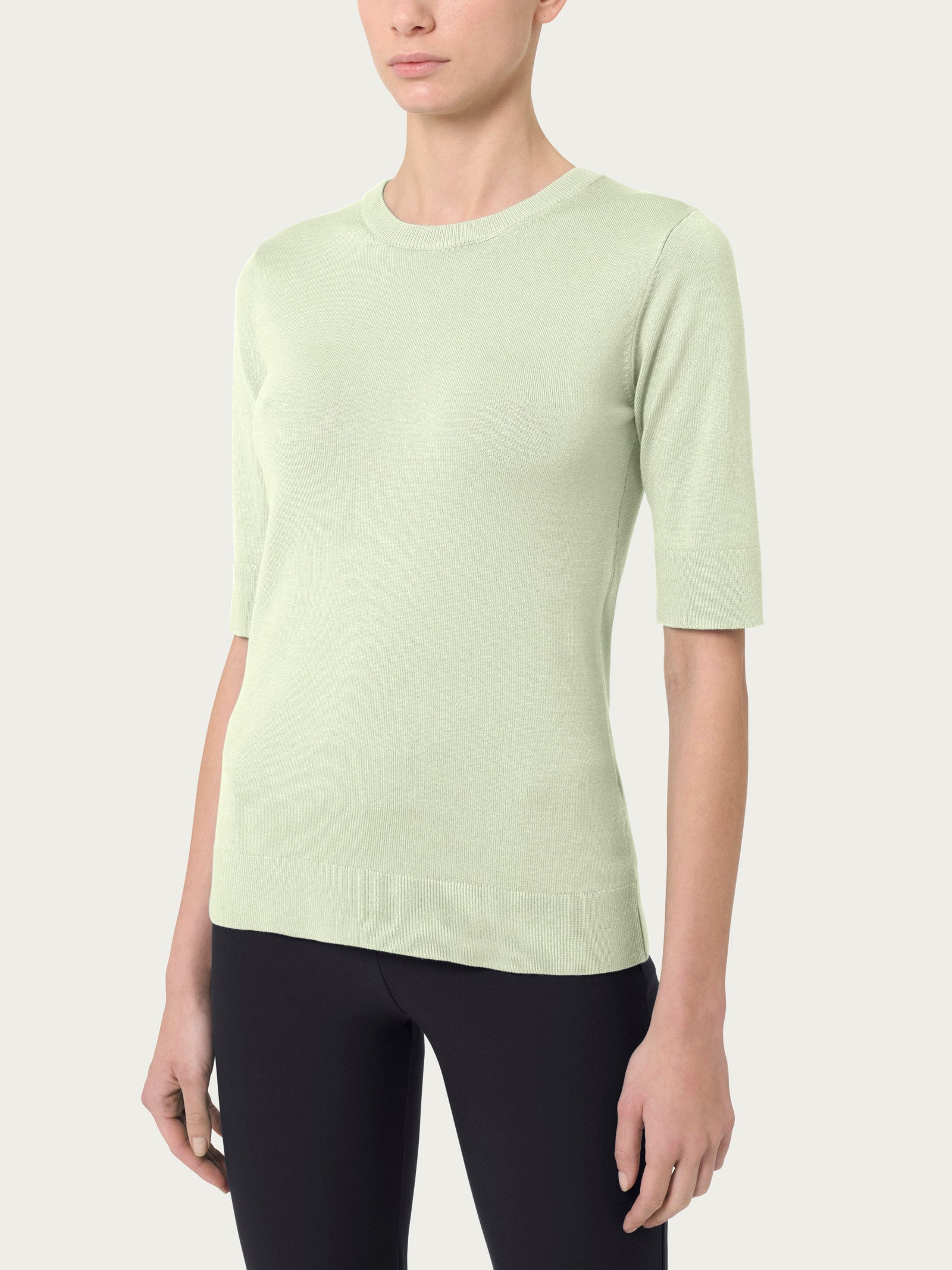 Ragno Four Seasons Maglia girocollo maglia verde Gleam