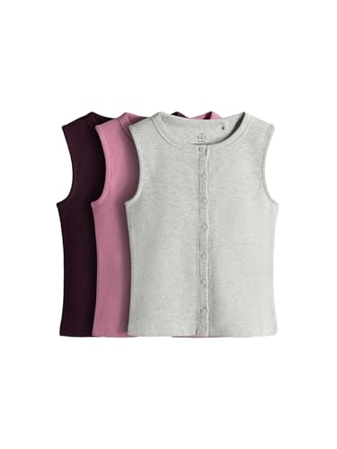 Next The Set canotta bambina 3 pezzi coste bottoni