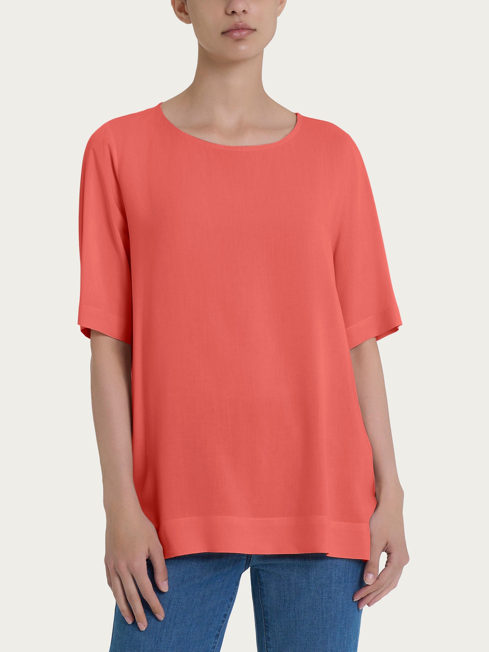 Ragno EcoSeta blusa manica corta dubarry viscosa
