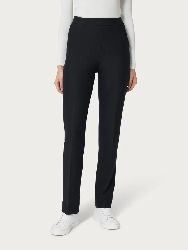 Ragno Eco Techno Fleece pantalone dritto Nero con tasche